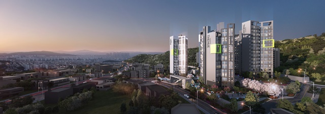 ▲ '전주 평화동 가로주택정비사업' 투시도. ⓒ한신공영