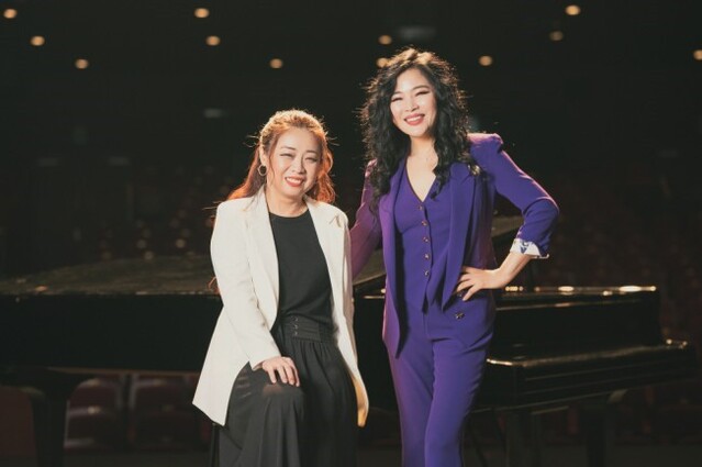 ▲ 피아니스트 배장은(왼쪽)과 재즈 보컬리스트 웅산.ⓒ마포문화재단