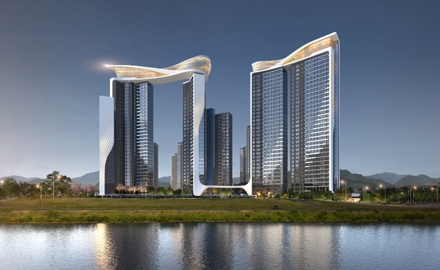 ▲ '대전 도마·변동4구역 재개발정비사업' 투시도. ⓒ롯데건설