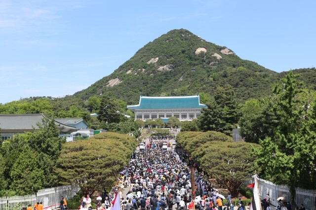 ▲ 올해부터 '2022 문화유산 방문 캠페인'방문코스에 포함된 청와대.ⓒ한국문화재재단