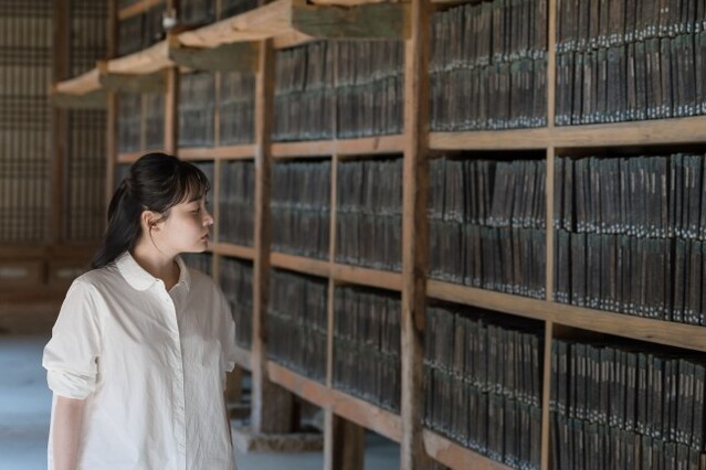 ▲ '2022 문화유산 방문 캠페인' 홍보대사 배우 김민하.ⓒ한국문화재재단