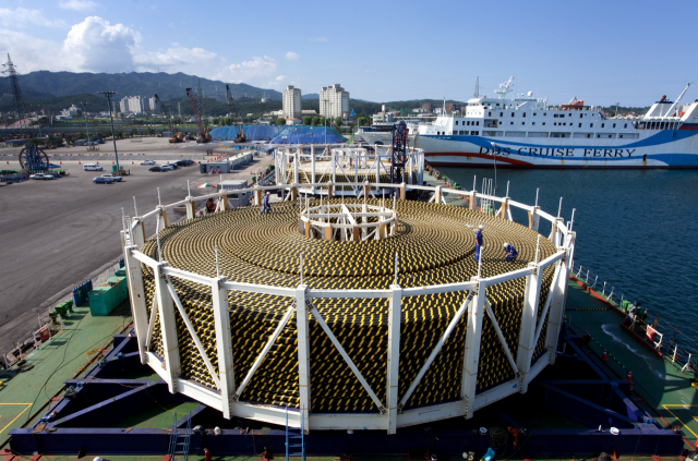 ▲ LS전선의 해저케이블. ⓒLS전선