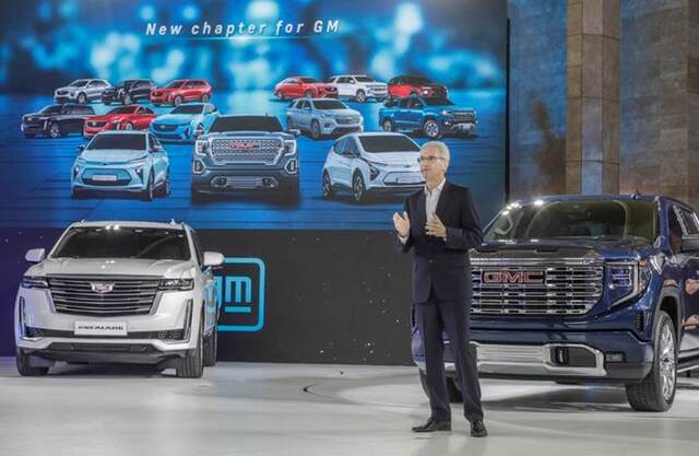 ▲ GM 브랜드 데이에서 발표하는 로베르토 렘펠 한국지엠 사장. ⓒ한국지엠