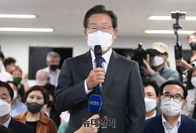 ▲ 이재명 더불어민주당 의원. ⓒ뉴데일리