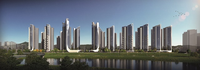 ▲ 롯데건설이 최근 수주한 '이문4 재정비촉진구역 재개발정비사업' 투시도. ⓒ롯데건설