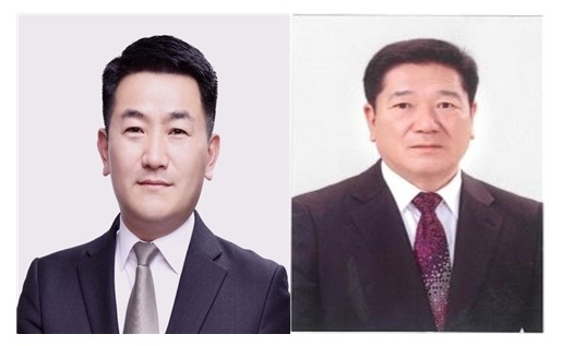 ▲ 좌측부터 의장 서원 의원, 부위장 이상구 당선인.ⓒ선관위 홈피 캡처