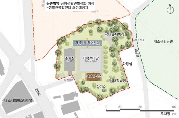 ▲ 농촌공간정비사업 예정지.ⓒ음성군