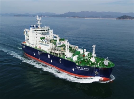 ▲ SM JEJU LNG 2호. ⓒ대한해운