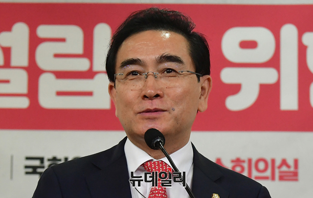 ▲ 태영호 국민의힘 의원 ⓒ이종현 기자