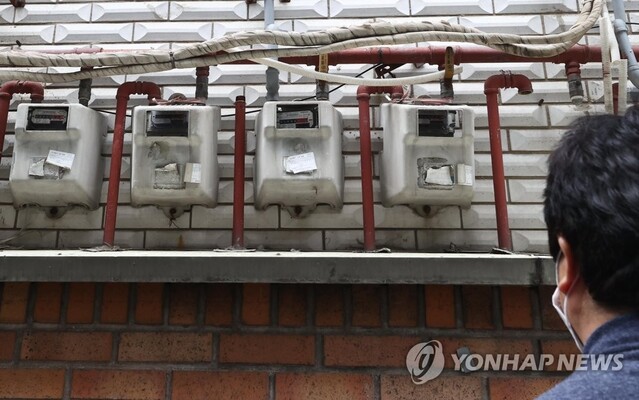 ▲ 서울 주택가에 설치된 가스계량기 ⓒ연합뉴스