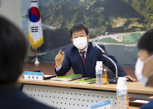 ▲ 남한권 울릉군수 당선인.ⓒ울릉군