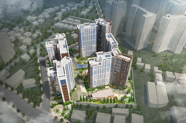 ▲ 울산 신천동 공동주택 신축공사 조감도. ⓒ반도건설