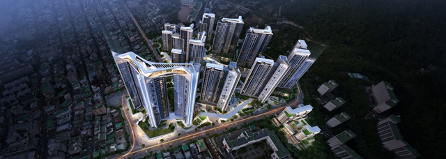 ▲ 부산 부곡2구역 재개발 사업 조감도. ⓒGS건설