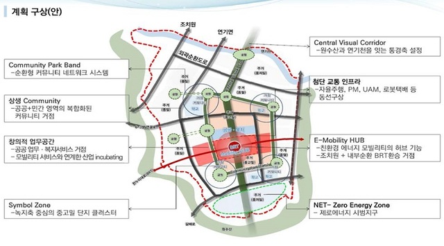 ▲ 공간계획 구상.ⓒ행복청