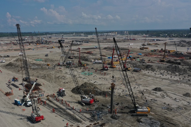 ▲ 멕시코 도스보카스 정유 프로젝트 공사현장. ⓒ삼성엔지니어링
