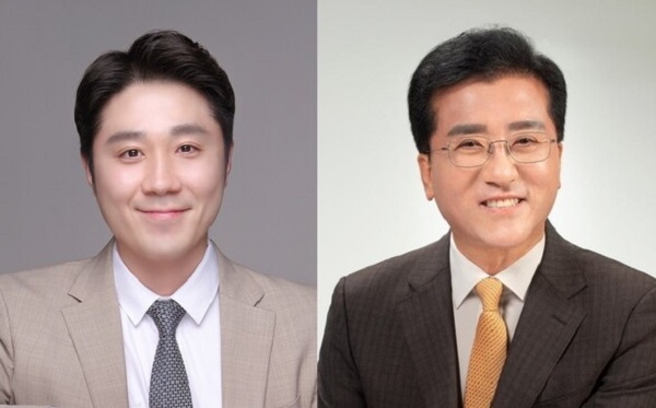 ▲ (왼쪽부터) 김진오 제1부의장, 조원휘 제2부의장.ⓒ대전시의회