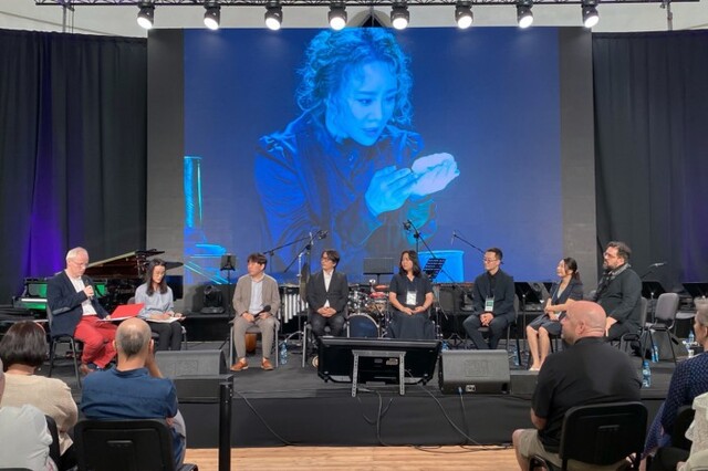 ▲ '바르샤바 뮤직 가든스 페스티벌' 中 창작진 간담회 현장.ⓒ라이브