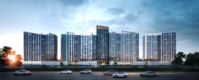 ▲ '푸르지오 더 마제스티' 투시도ⓒ대우건설