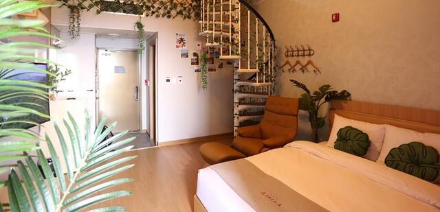 ▲ 호텔 아젤리아가 성수기철을 맞아 장기화된 코로나 19로 지친 고객들의 몸과 마음을 힐링할 수 있도록 힐링디럭스더블룸(힐링룸)을 조성했다.ⓒ달성군 시설관리공단