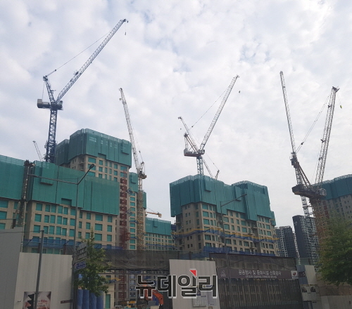 ▲ 래미안 원베일리 현장ⓒ박정환 기자