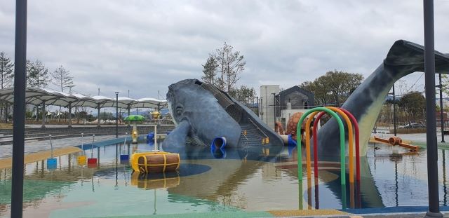 ▲ 청주 생명누리공원 내 물놀이장.ⓒ청주시