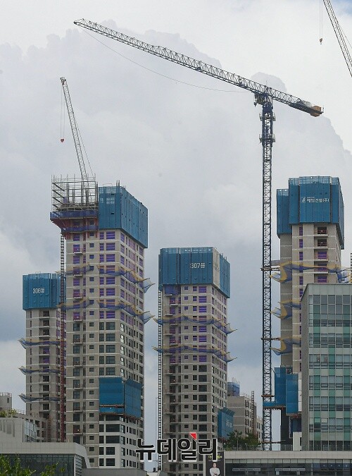 ▲ 아파트 공사현장ⓒ뉴데일리DB