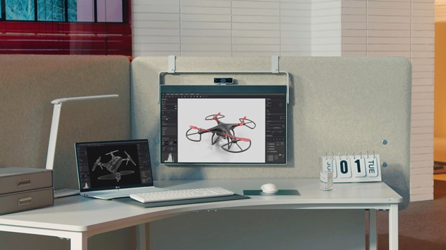 ▲ 'LG 리베로' 모니터. ⓒLG전자