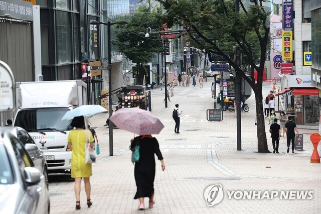 ▲ 서울 명동의 상가 밀집지역.ⓒ연합뉴스