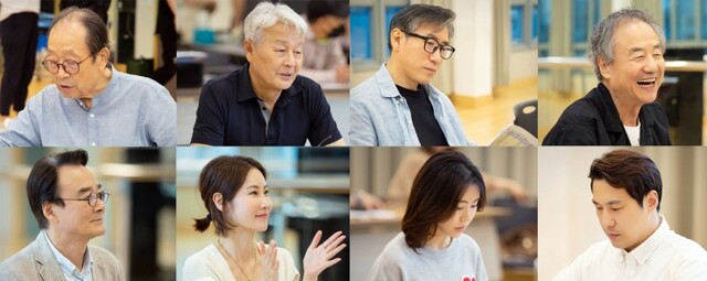 ▲ 연극 '두 교황' 리딩 현장.ⓒ에이콤