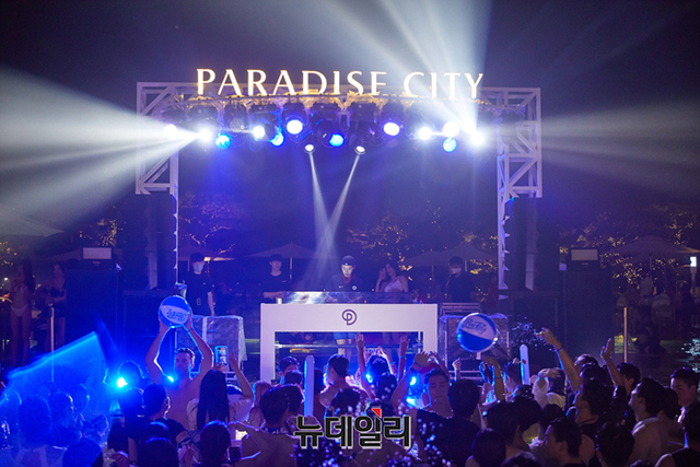 파라다이스시티 주최로 열린 '2022 원더풀 파티'가 3년만에 22일부터 23일까지 인천 영종도 파라다이스시티에서 열렸다. ⓒ파라다이스시티