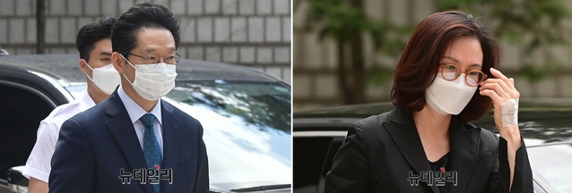 ▲ 김경수 전 경남지사(좌)와 정경심 전 동양대 교수. ⓒ뉴데일리 DB