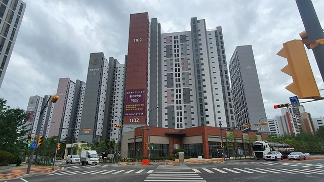 ▲ 파주운정3 '운정 리베르니아' 단지. ⓒ대보건설