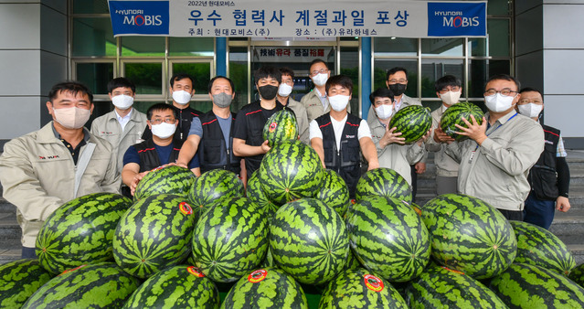 ▲ 현대모비스가 올해로 20년째 협력사에게 과일을 선물한다 ⓒ현대모비스