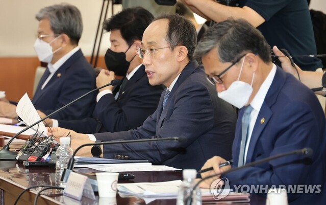 ▲ 공공기관운영위원회 주재하는 추경호 부총리 겸 기획재정부 장관.ⓒ연합뉴스