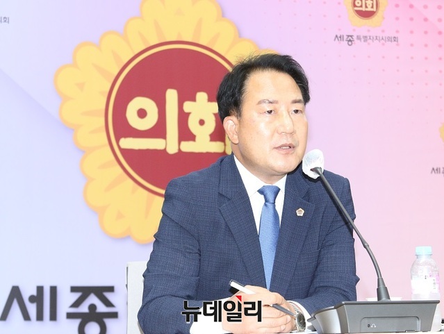 ▲ 상병헌 세종시의회 의장.ⓒ뉴데일리 D/B