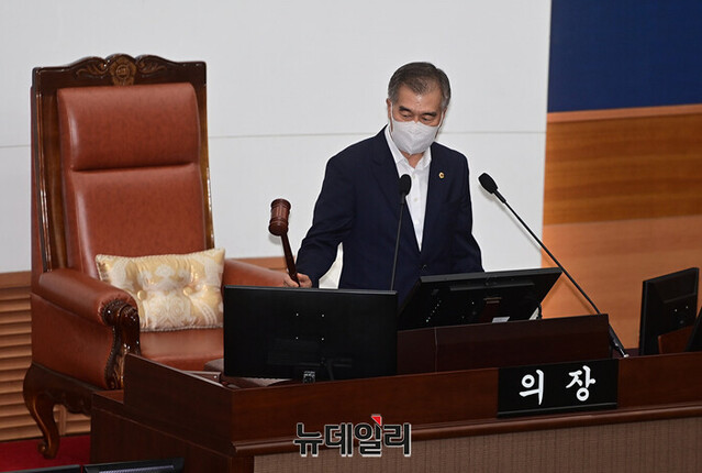 ▲ 김현기 서울시의회 의장. ⓒ정상윤 기자