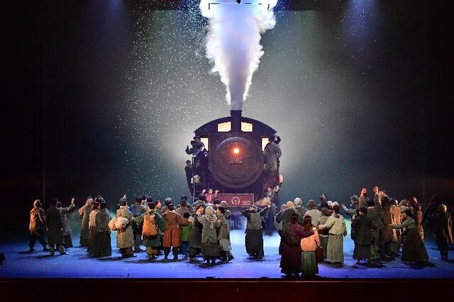 ▲ 창작 오페라 '1945' 공연 장면.ⓒ국립오페라단