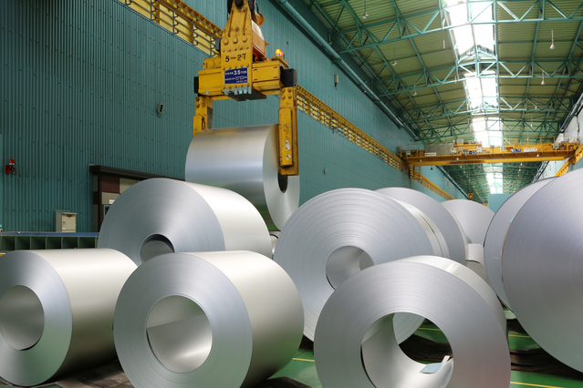 ▲ 응용도금 된 코일 모습. ⓒ동국제강