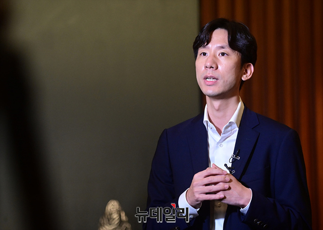 ▲ 박재욱 쏘카 대표이사가 3일  여의도 콘래드 호텔에서 개최된 쏘카 기업공개(IPO) 기자간담회에서 발언하고 있다.ⓒ정상윤 기자