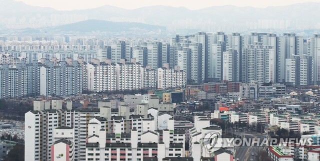 ▲ 경기 수원 아파트 단지 전경.ⓒ연합뉴스