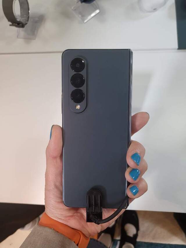 ▲ 갤럭시 Z 폴드4 후면 카메라 모습 ⓒ장소희 기자