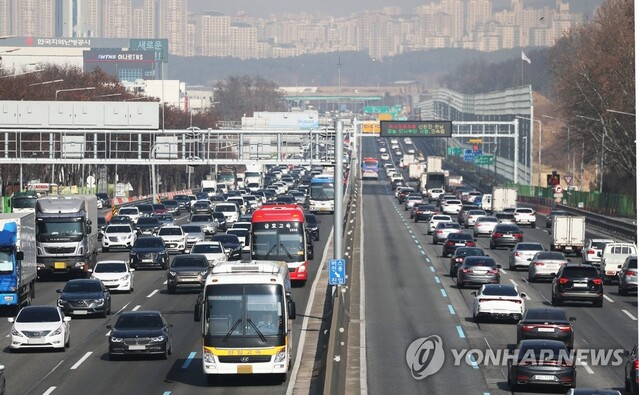 ▲ 고속도로 혼잡.ⓒ연합뉴스