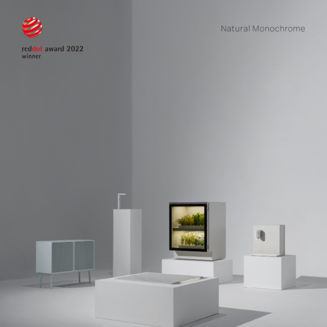 ▲ 獨 ‘2022 레드닷 디자인 어워드(reddot Design Award 2022)’에서 디자인 콘셉트 부문 ‘본상(Winner)’을 수상한 SK매직의 디자인 아이덴티티 ‘내추럴 모노크롬(Natural Monochrome)’ ⓒSK매직