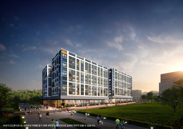 ▲ ‘e편한세상 시티 도안’ 조감도.ⓒDL건설