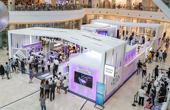 ▲ 서울 영등포 타임스퀘어 갤럭시 스튜디오 ⓒ삼성전자