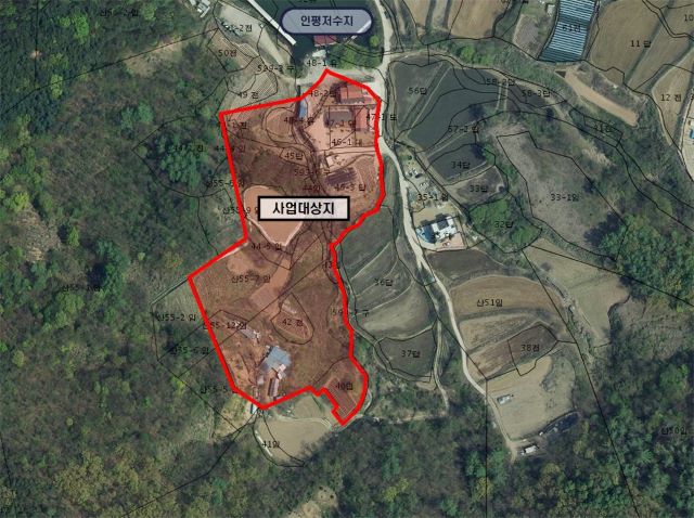 ▲ 사주당 태교랜드 사업 대상지 위치도.ⓒ청주시