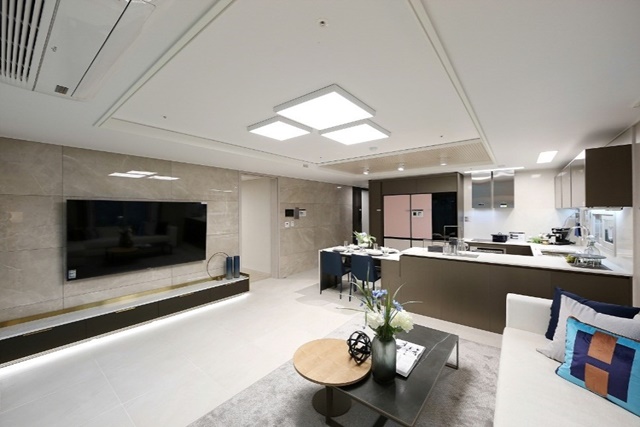 ▲ '행정타운 두산위브 더클래스' C타입. ⓒ두산건설