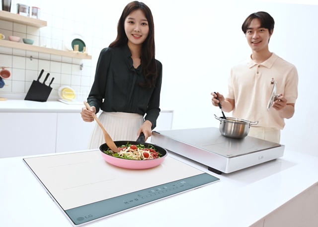 ▲ 디오스 오브제컬렉션 인덕션 전기레인지. ⓒLG전자