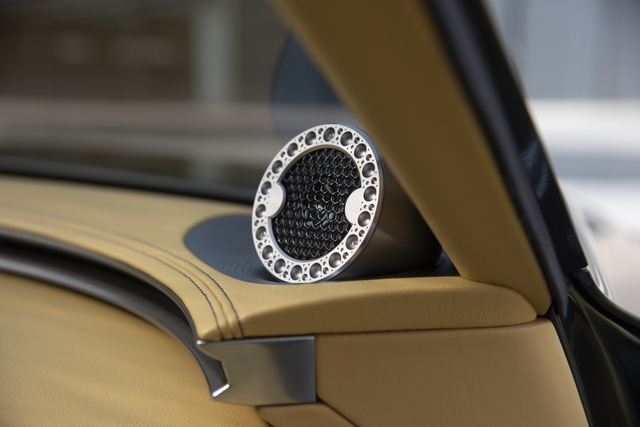 ▲ 차량에 탑재된 음향 시스템 모습. ⓒ제네시스