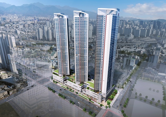 ▲ ‘힐스테이트 칠성 더오페라’조감도.ⓒ현대엔지니어링